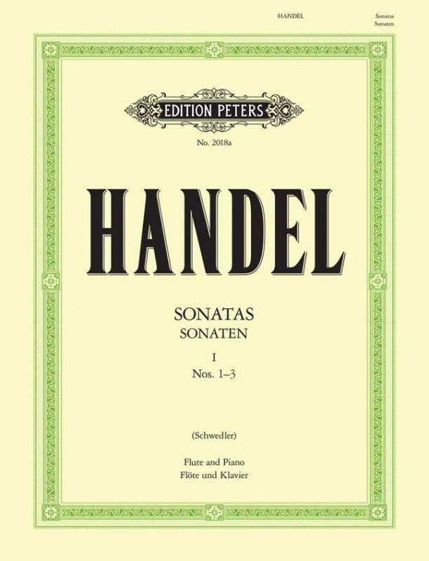 Forwoods ScoreStore Handel Flute Sonatas Volume 1 published by Peters