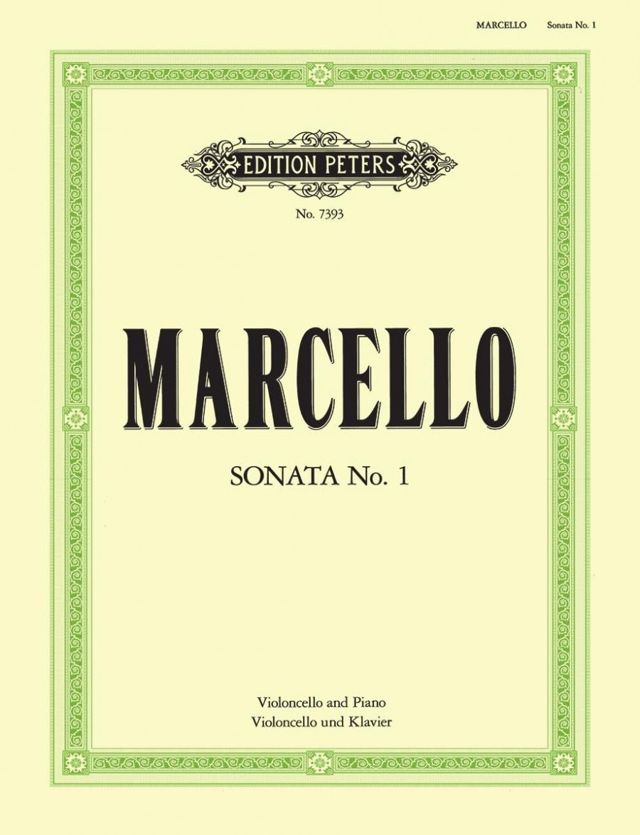 Marcello: Sonata No 1 in F for Cello published by Peters