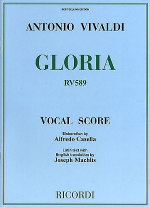 Vivaldi: Gloria published by Ricordi - Vocal Score