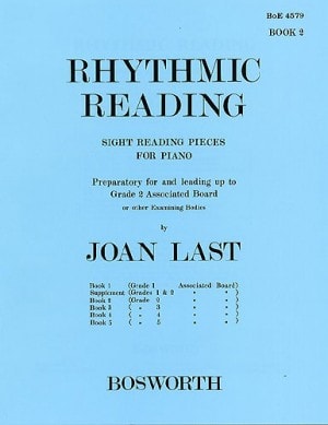 Last: Rhythmic Reading Book 2 for Piano published by Bosworth