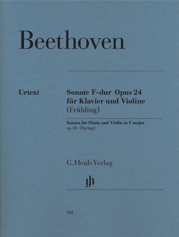 Beethoven: Sonata in F Opus 24 (Spring) for Violin published by Henle