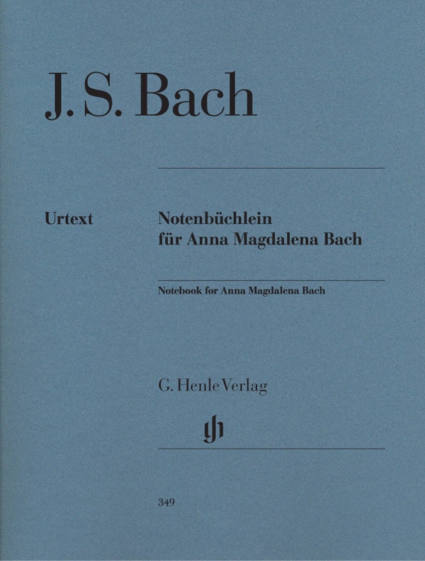 Bach: Notebook for Anna Magdalena for Piano published by Henle