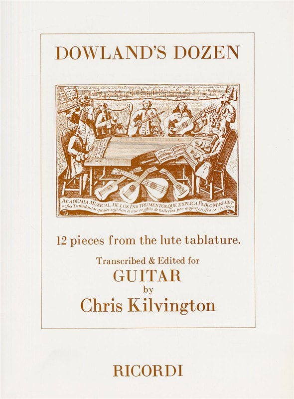 Dowland: Dowland's Dozen for Guitar published by Ricordi