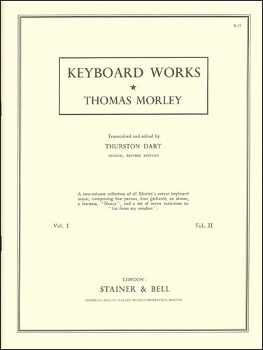 Morley: Complete Keyboard Music Book 2 published by Stainer & Bell