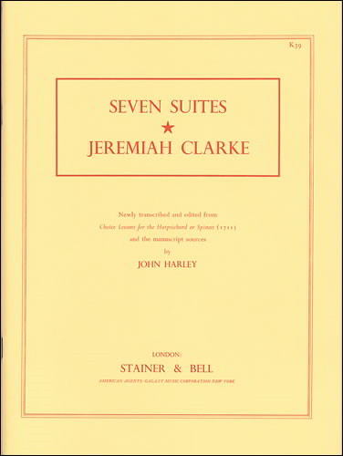 Clarke: Seven Early Keyboard Suites published by Stainer & Bell