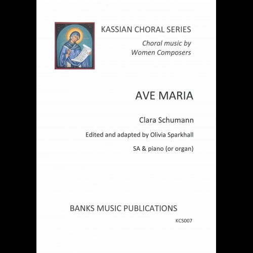 Schumann: Ave Maria SA published by Banks