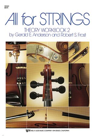 All for Strings Theory Workbook 2 for Violin published by KJOS