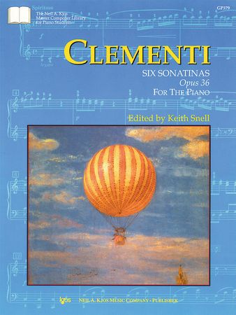 Clementi: 6 Sonatinas Opus 36 for Piano published by Kjos