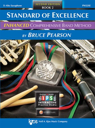 Standard Of Excellence: Enhanced Comprehensive Band Method Book 2 (Eb Alto Saxophone) published by Kjos
