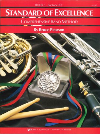 Standard Of Excellence: Comprehensive Band Method Book 1 (Baritone Bass Clef) published by KJOS