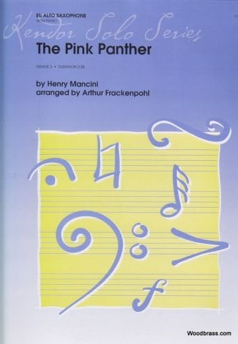 Mancini: Pink Panther for Alto Saxophone published by Kendor