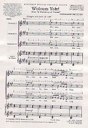 Britten: Wolcum Yole SSS (Ceremony of Carols) published by Boosey & Hawkes