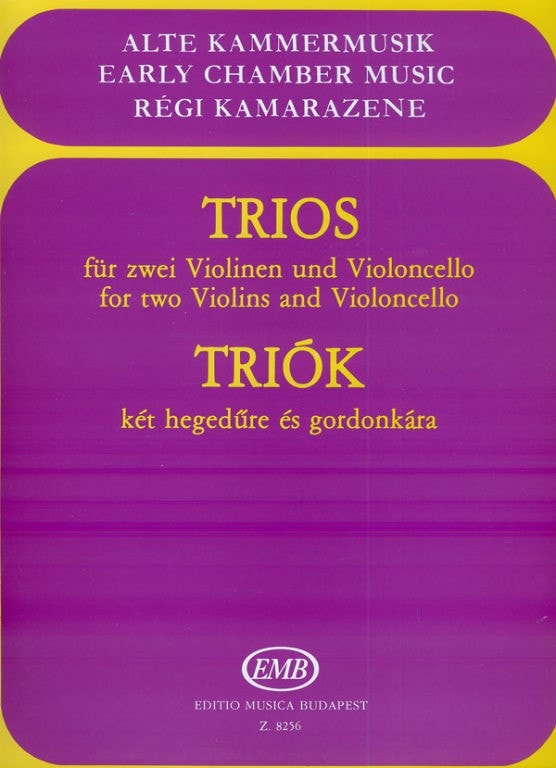 Trios for 2 Violins and Cello published by EMB