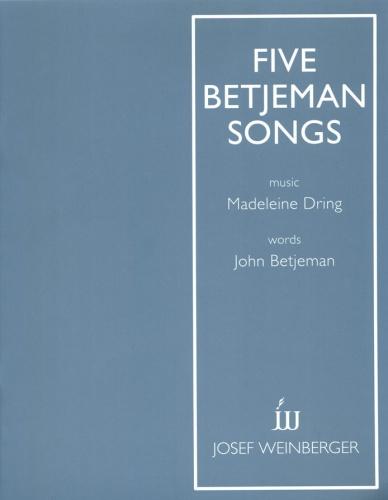 Dring: 5 Betjeman Songs published by Josef Weinberger
