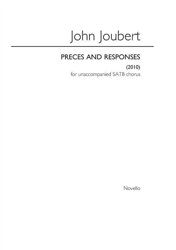 Joubert: Preces and Responses SATB published by Novello