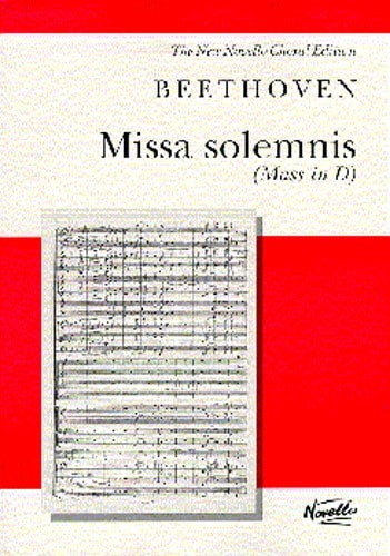 Beethoven: Missa Solemnis - Mass in D published by Novello - Vocal Score