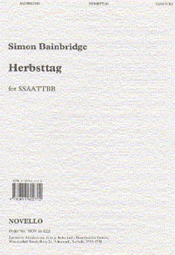 Bainbridge: Herbsttag SATB published by Novello