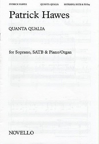 Hawes: Quanta Qualia SATB published by Novello