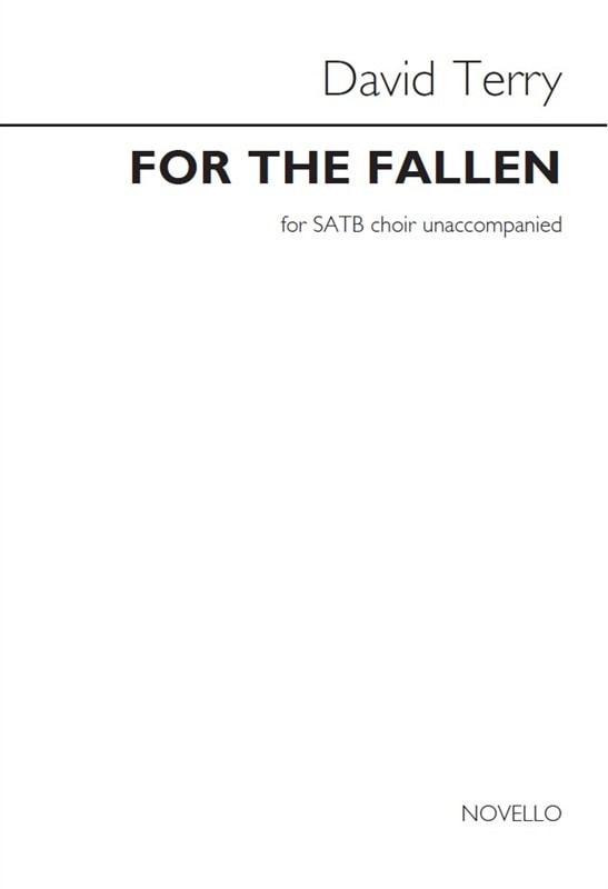 Terry: For the Fallen SATB published by Novello