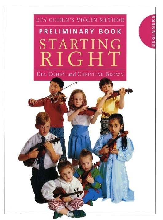 Metodo Per Violino Eta Cohen – Libro Preliminare 'Starting Right', In Ottime Condizioni