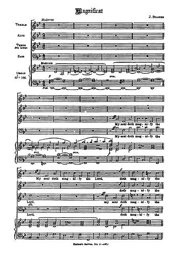 Stainer: Magnificat and Nunc Dimittis in Bb published by Novello