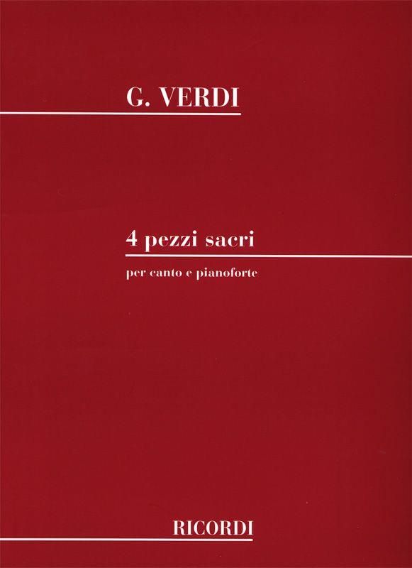 Verdi: Four Sacred Pieces published by Ricordi - Vocal Score