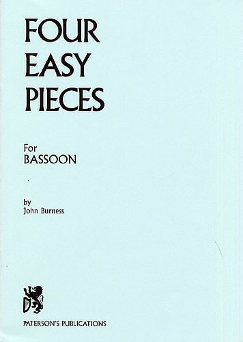 Burness: 4 Easy Pieces for Bassoon published by Paterson