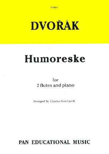 Dvorak: Humoreske Opus 101 No.7 for 2 Flutes & Piano published by Pan