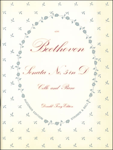 Beethoven: Sonata No. 5 in D Opus 102/2 for Cello published by Stainer & Bell