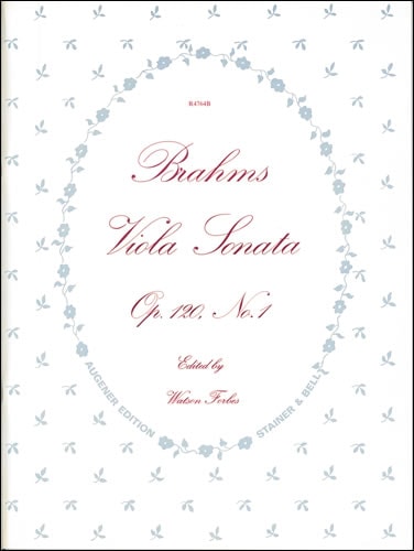 Brahms: Sonata Opus 120 No.1 for Viola published by Stainer & Bell