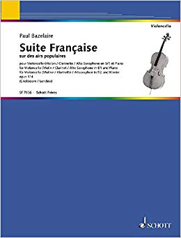 Bazelaire: Suite Francaise Opus 114 published by Schott