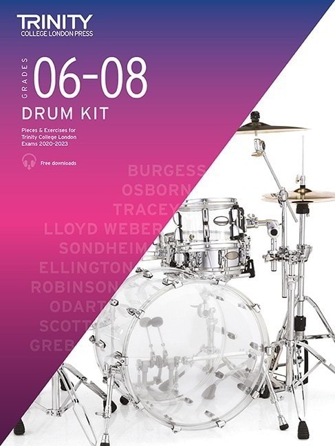 Trinity Drum Kit (Grade 6 - 8) From 2020