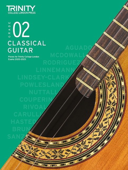 Trinity Grade 2 Classical Guitar Exam Pieces 2020 - 2023