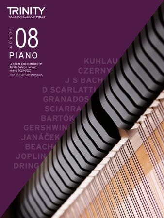 Trinity College London: Piano Exam Pieces & Exercises from 2021 - Grade 8 (Book Only)