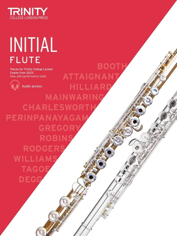 Forwoods ScoreStore Trinity Flute Exam Pieces Initial Grade from 2023