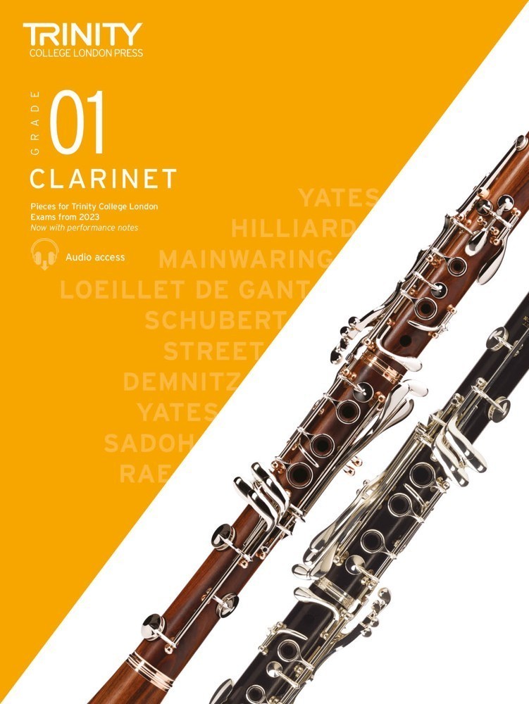 Trinity Clarinet Exam Pieces Grade 1 from 2023