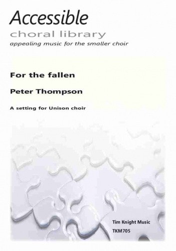 Thompson: For the Fallen (Unison) published by Knight Music