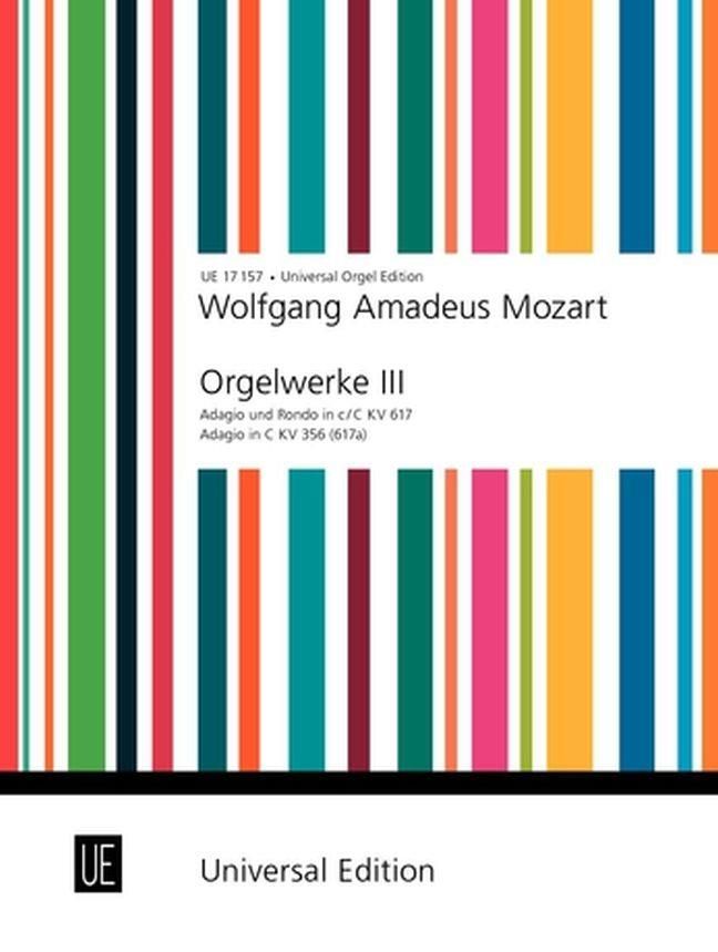 Mozart: Organ Works Volume 3 published by Universal Edition