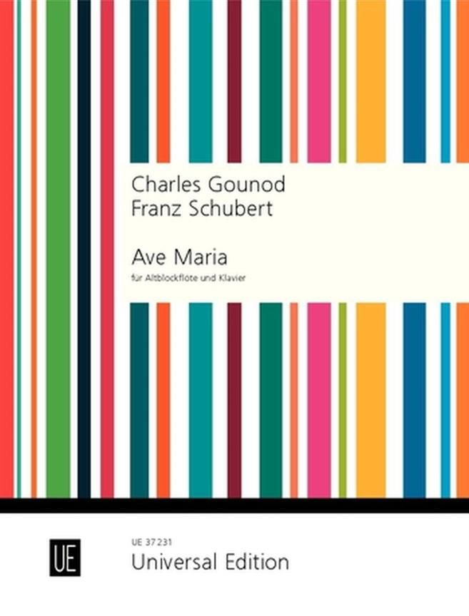 Schubert/Gounod: Ave Maria for Treble Recorder published by Universal