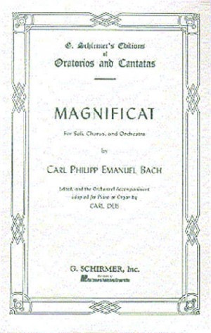 C P E Bach: Magnificat published by Schirmer - Vocal Score