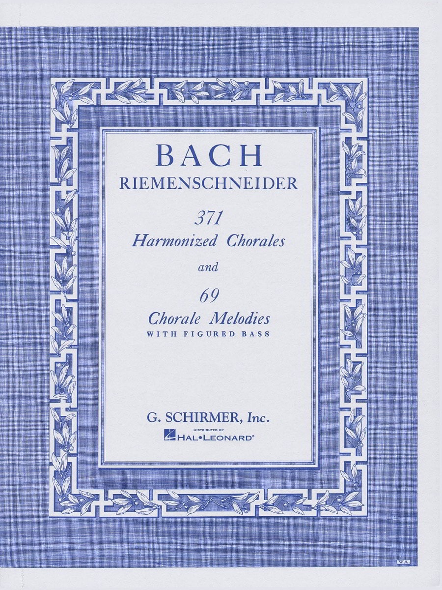 Bach: 371 Harmonized Chorales And 69 Chorale Melodies With Figured Bass published by Schirmer