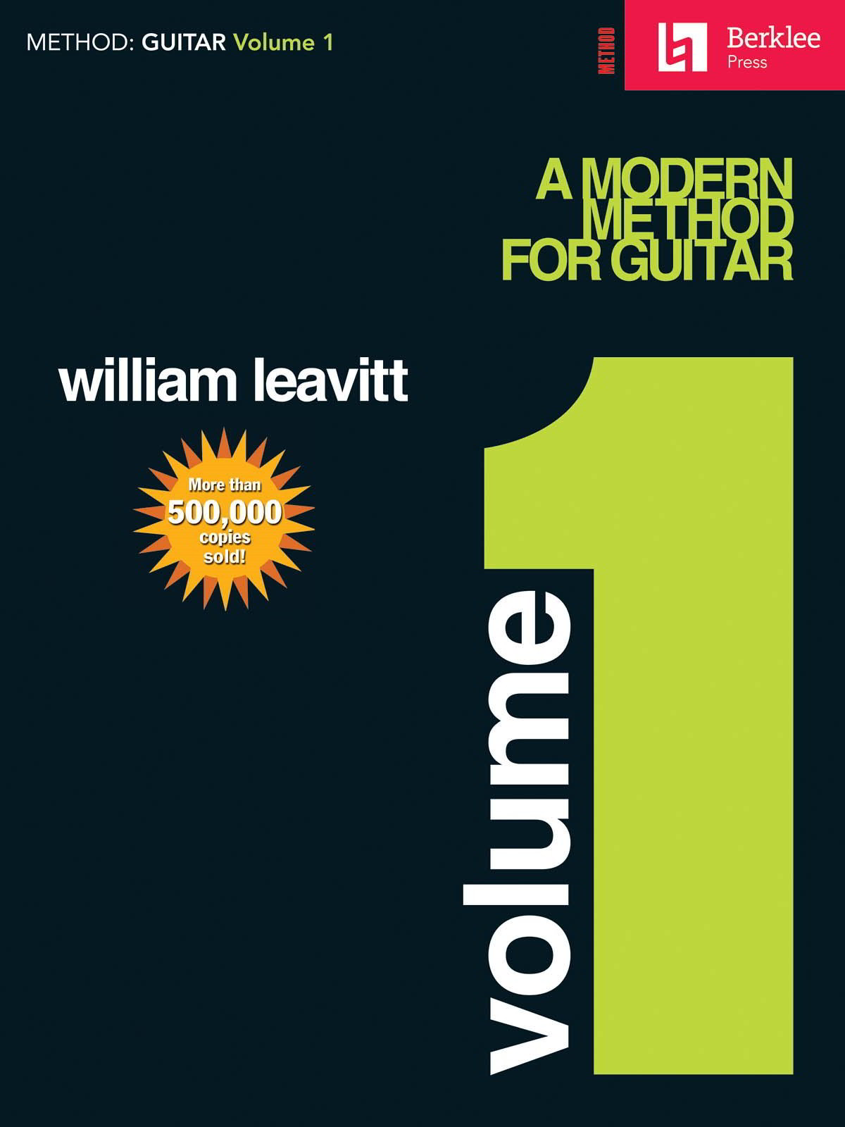 A Modern Method For Guitar: Volume 1 published by Berklee (Book Only)