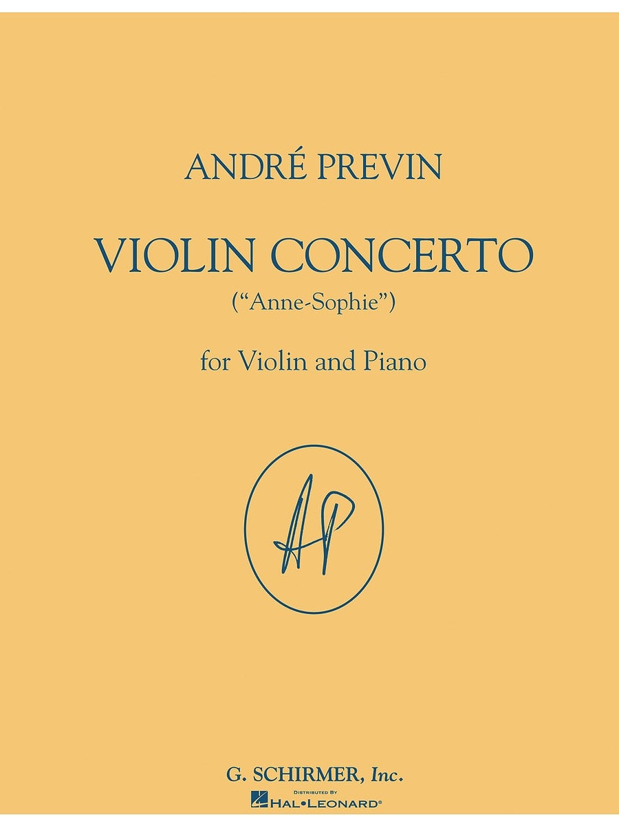Previn: Concerto (Anne-Sophie) for Violin published by Schirmer