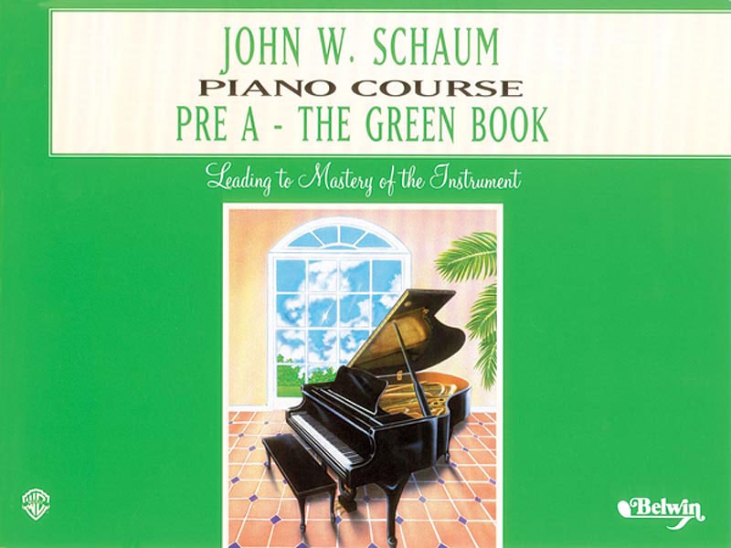 Schaum Piano Course Book Pre A (Green) published by Alfred