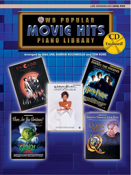 Popular Piano Library: Movie Hits, Level 5 published by Warner (Book & CD)
