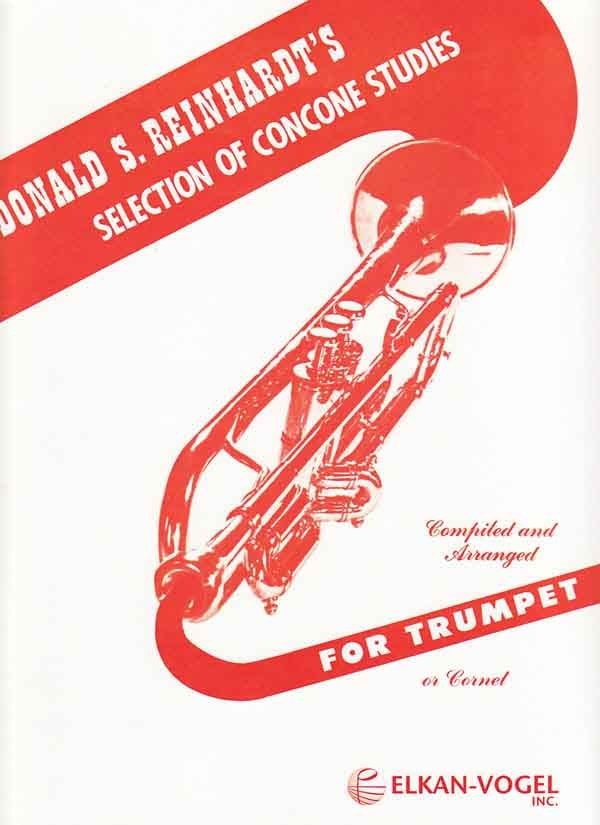 Reinhardt: Selection of Concone Studies for Trumpet published by Presser