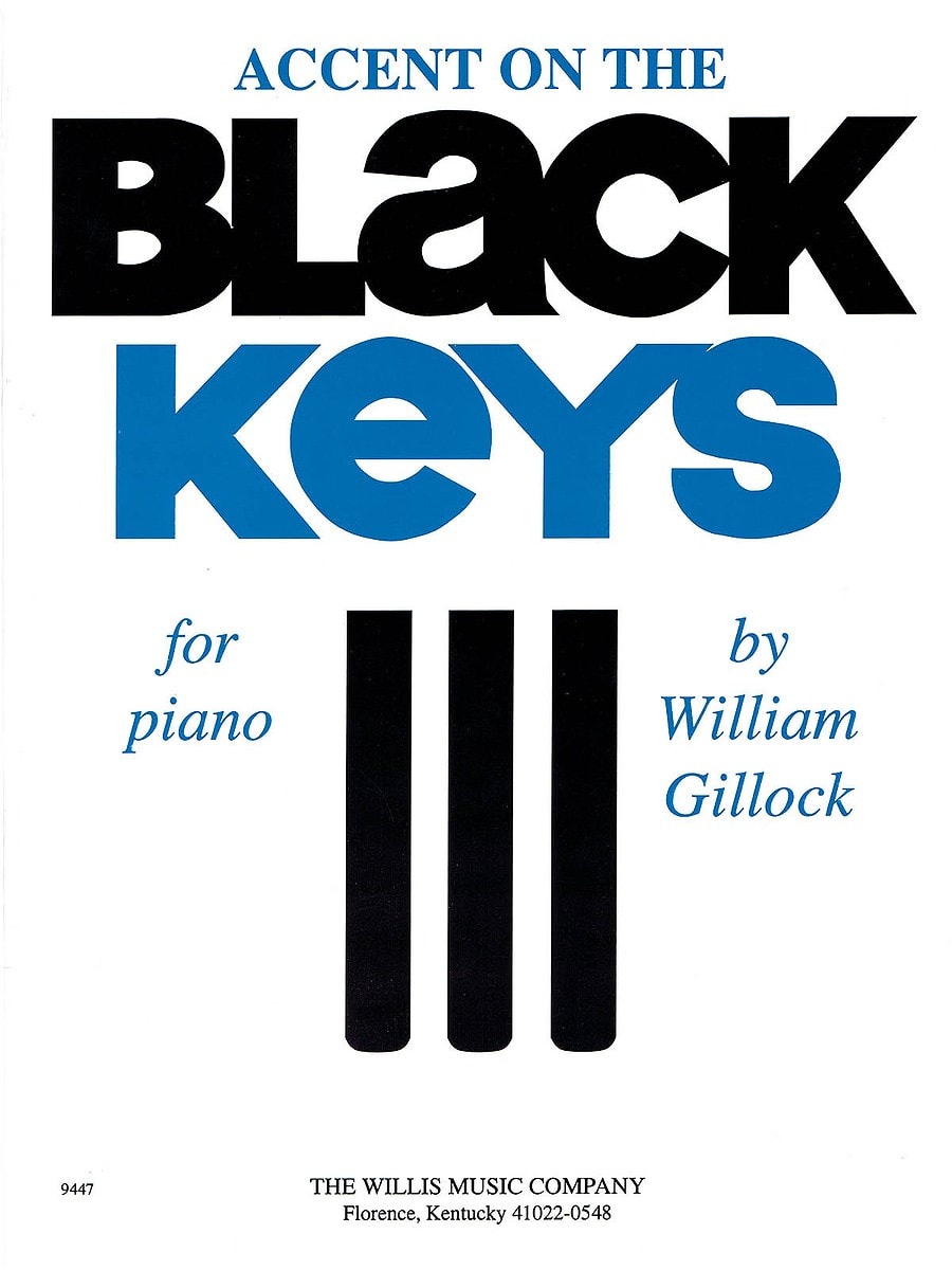 Gillock: Accent On Black Keys for Piano published by Willis