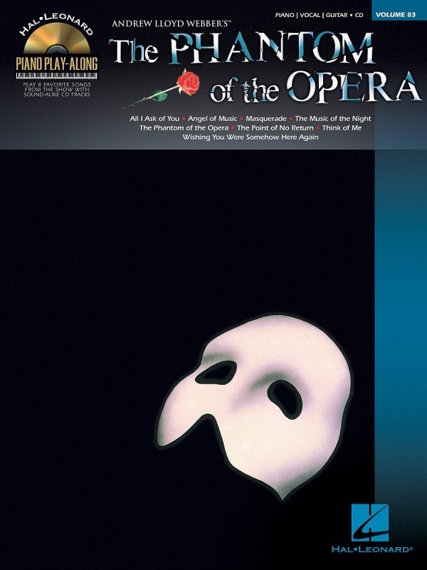 Piano Play-Along Volume 83: Phantom Of The Opera published by Hal Leonard