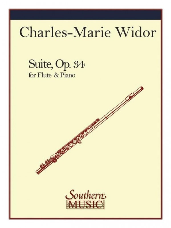 Widor: Suite Opus 34 for Flute published by Southern Music