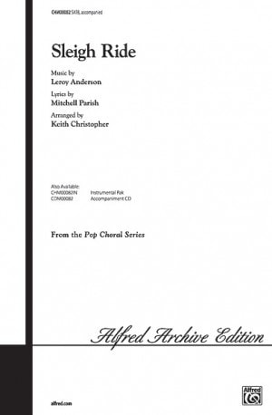 Anderson: Sleigh Ride SATB/Piano published by Alfred